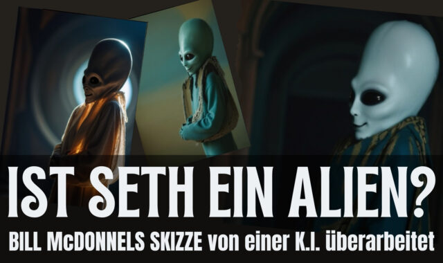 Ist Seth ein Außerirdischer? Eine Alien Zeichnung